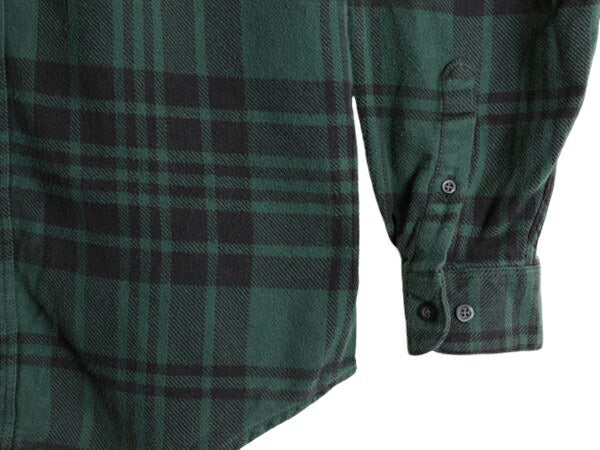 90s OLD GAP チェック ヘビー フランネル シャツ メンズ L / 90年代 オールド ギャップ コットン 長袖シャツ ネルシャツ 紺タグ ツートン