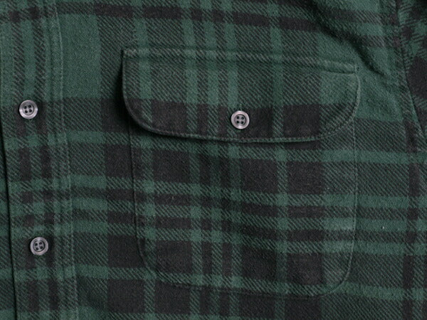 90s OLD GAP チェック ヘビー フランネル シャツ メンズ L / 90年代 オールド ギャップ コットン 長袖シャツ ネルシャツ 紺タグ ツートン