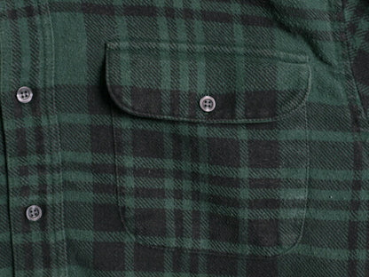 90s OLD GAP チェック ヘビー フランネル シャツ メンズ L / 90年代 オールド ギャップ コットン 長袖シャツ ネルシャツ 紺タグ ツートン