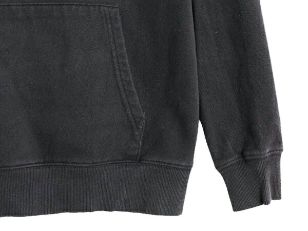 ノースフェイス プリント スウェット フード パーカー レディース М The North Face アウトドア プルオーバー 裏起毛 トレーナー ブラック