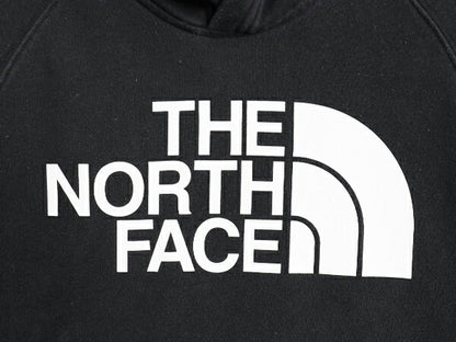 ノースフェイス プリント スウェット フード パーカー レディース М The North Face アウトドア プルオーバー 裏起毛 トレーナー ブラック
