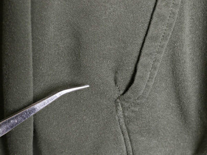ノースフェイス プリント スウェット フード パーカー レディース L 程/ The North Face アウトドア プルオーバー 裏起毛 トレーナー 緑