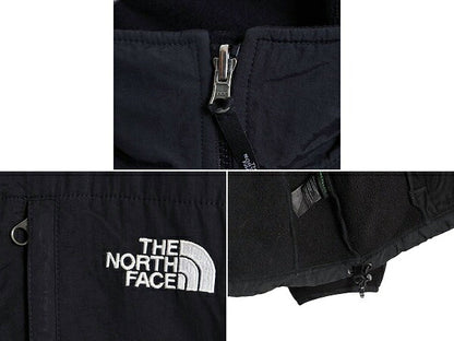 ノースフェイス デナリ ジャケット レディース M 古着 The North Face DENALI アウトドア フリース ナイロン ブルゾン フルジップ ブラック