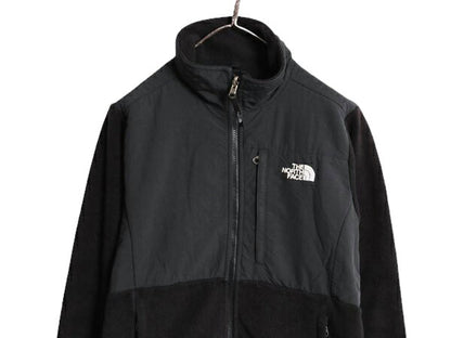 ノースフェイス デナリ ジャケット レディース M 古着 The North Face DENALI アウトドア フリース ナイロン ブルゾン フルジップ ブラック