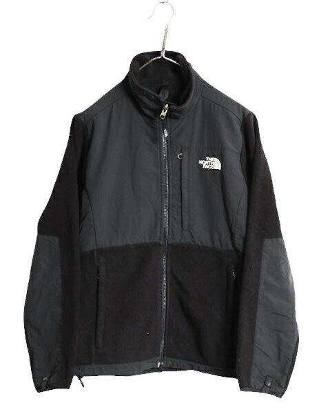 ノースフェイス デナリ ジャケット レディース M 古着 The North Face DENALI アウトドア フリース ナイロン ブルゾン フルジップ ブラック