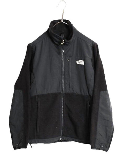 ノースフェイス デナリ ジャケット レディース M 古着 The North Face DENALI アウトドア フリース ナイロン ブルゾン フルジップ ブラック