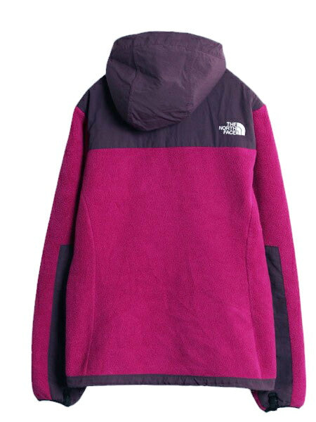 ノースフェイス フード付き デナリ ジャケット レディース M 古着 The North Face DENALI フリース ブルゾン パーカー フルジップ パープル