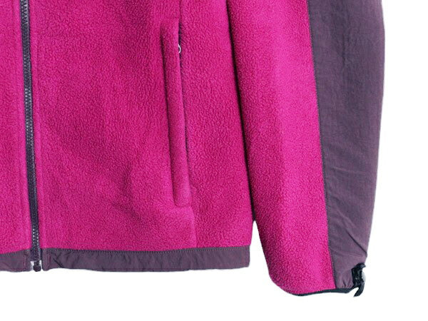 ノースフェイス フード付き デナリ ジャケット レディース M 古着 The North Face DENALI フリース ブルゾン パーカー フルジップ パープル