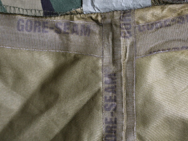00s 03年製 米軍実物 US ARMY ウッドランド カモ オーバー パンツ LARGE LONG / 古着 00年代 オールド ECWCS ゴアテックス ミリタリー 軍物