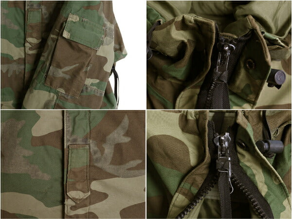 90s 92年製 米軍実物 US ARMY ECWCS ゴアテックス ウッドランドカモ 迷彩 ミリタリー ジャケット LARGE REGULAR / 1st GEN パーカー マンパ