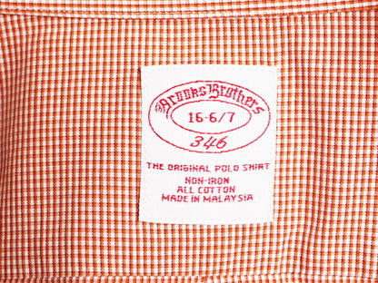 ブルックスブラザーズ チェック 長袖 ボタンダウン シャツ メンズ L 程 Brooks Brothers 346 長袖シャツ コットン ノーアイロン BD Yシャツ