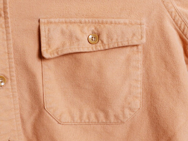 80s USA製 エルエルビーン コットン シャモア クロス シャツ メンズ L 程/ 80年代 ヴィンテージ LLBEAN アウトドア 長袖シャツ ネルシャツ