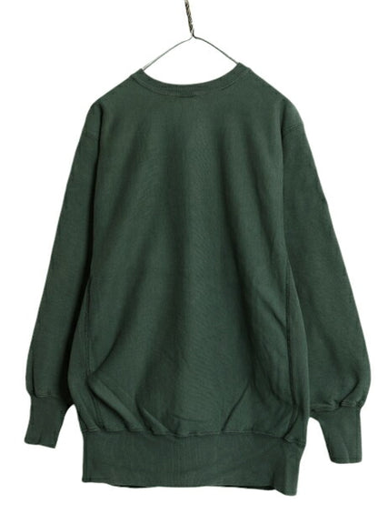 90s チャンピオン リバースウィーブ スウェット メンズ XL / 古着 90年代 オールド Champion トレーナー 目無し 大きいサイズ 裏起毛 無地