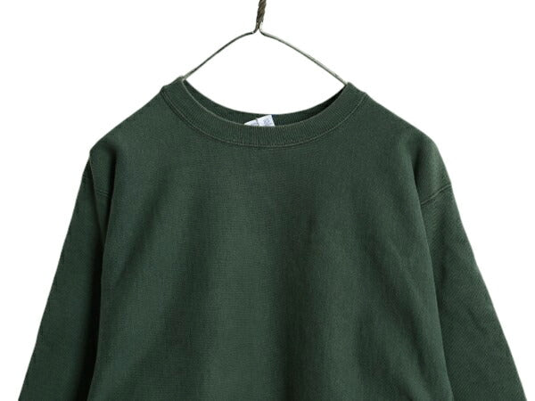 90s チャンピオン リバースウィーブ スウェット メンズ XL / 古着 90年代 オールド Champion トレーナー 目無し 大きいサイズ 裏起毛 無地