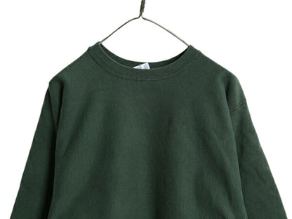 90s チャンピオン リバースウィーブ スウェット メンズ XL / 古着 90年代 オールド Champion トレーナー 目無し 大きいサイズ 裏起毛 無地
