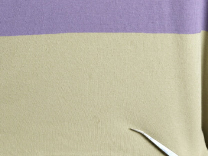 90s USA製 ジェイクルー タートルネック ボーダー 長袖 Tシャツ メンズ M / 古着 オールド J CREW ロンT ストレッチ コットン マルチカラー
