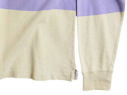 90s USA製 ジェイクルー タートルネック ボーダー 長袖 Tシャツ メンズ M / 古着 オールド J CREW ロンT ストレッチ コットン マルチカラー