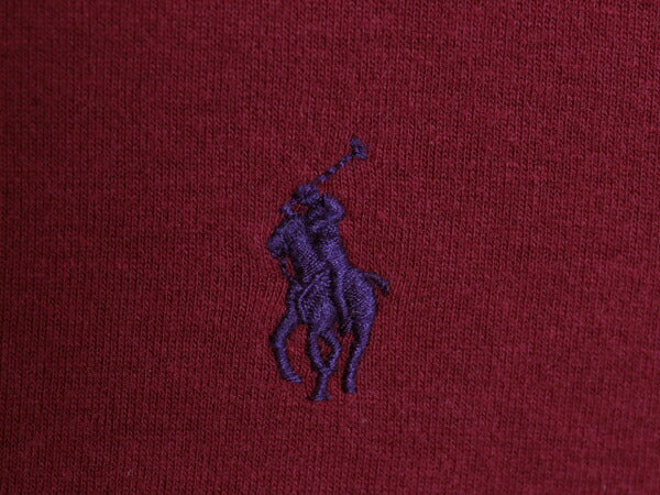 ポロ ラルフローレン ハイネック 長袖 Tシャツ メンズ M 古着 ハーフジップ ロンT ストレッチ カットソー ワンポイント スウェット タイプ