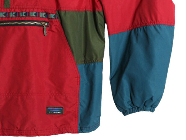 90s エルエルビーン 中綿 ナイロン アノラック パーカー ジャケット メンズ XL / 90年代 オールド LLBEAN マウンテンパーカー プルオーバー