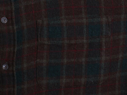 00s OLD GAP タータン チェック 長袖 ウール シャツ メンズ XL / 00年代 旧タグ オールド ギャップ 長袖シャツ ポケット付き 大きいサイズ
