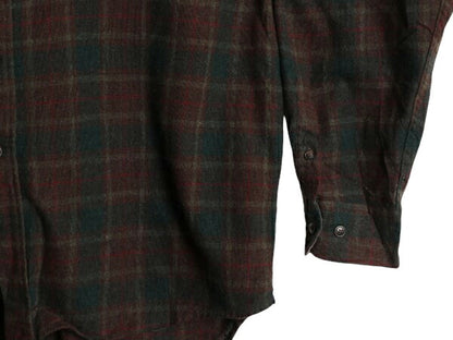 00s OLD GAP タータン チェック 長袖 ウール シャツ メンズ XL / 00年代 旧タグ オールド ギャップ 長袖シャツ ポケット付き 大きいサイズ