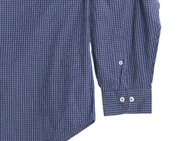 ブルックスブラザーズ グラフ チェック 長袖 ボタンダウン シャツ メンズ XL / BROOKS BROTHERS 346 長袖シャツ コットン 大きいサイズ BD