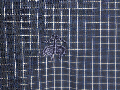 ブルックスブラザーズ グラフ チェック 長袖 ボタンダウン シャツ メンズ XL / BROOKS BROTHERS 346 長袖シャツ コットン 大きいサイズ BD