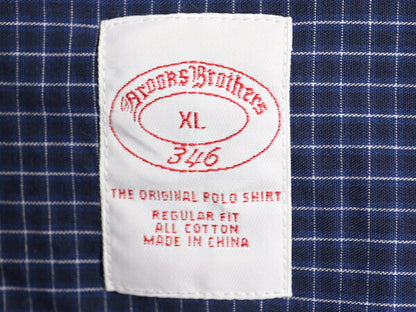 ブルックスブラザーズ グラフ チェック 長袖 ボタンダウン シャツ メンズ XL / BROOKS BROTHERS 346 長袖シャツ コットン 大きいサイズ BD