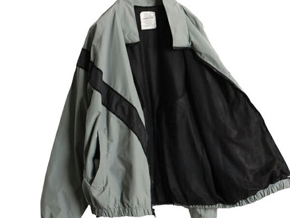 00s 04年製 米軍実物 US ARMY ナイロン トレーニング ジャケット MEDIUM REGULAR 古着 00年代 ミリタリー 軍物 PFU ジャンパー ブルゾン 灰