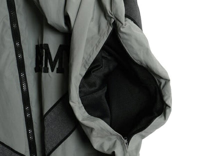 90s 99年製 米軍実物 US ARMY ナイロン トレーニング ジャケット X-LARGE REGULAR / オールド 軍物 PFU ミリタリー ブルゾン ジャンパー 灰