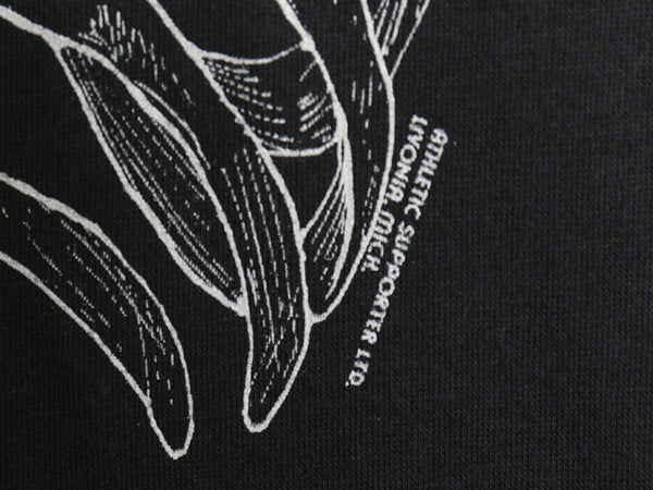 80s USA製 ★ レスリーアーウィン 人体骨格 プリント Tシャツ メンズ S / 古着 ヴィンテージ アート イラスト スカル シングルステッチ 黒