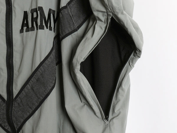 90s 米軍実物 US ARMY ナイロン トレーニング ジャケット MEDIUM REGULAR 古着 99年製 オールド ミリタリー IPFU 軍物 ジャンパー ブルゾン