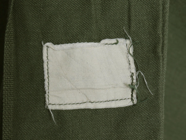 70s 米軍実物 US ARMY コットン サテン ユーティリティ シャツ M ヴィンテージ OG107 シャツ袖 3rd ミリタリー 軍物 ワッペン 付き カーキ
