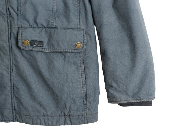 ブルックスブラザーズ モーターサイクル ジャケット メンズ M 中綿 コットン ブリティッシュミレレイン ハーフ コート ブルゾン ハイネック