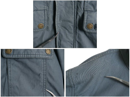 ブルックスブラザーズ モーターサイクル ジャケット メンズ M 中綿 コットン ブリティッシュミレレイン ハーフ コート ブルゾン ハイネック