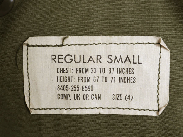 60s COMP UK CAN ★ 米軍実物 US ARMY M-51 フィールド ジャケット SMALL REGULAR 古着 ヴィンテージ ミリタリー アーミー 軍物 ジャンパー