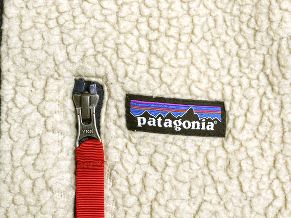 パタゴニア レトロ パイル フリース ジャケット メンズ XL / 古着 17年製 ハーフジップ プルオーバー ジャンパー 大きいサイズ ナチュラル