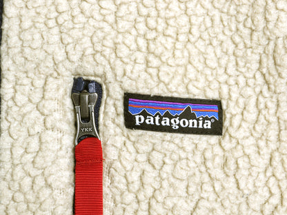 パタゴニア レトロ パイル フリース ジャケット メンズ XL / 古着 17年製 ハーフジップ プルオーバー ジャンパー 大きいサイズ ナチュラル