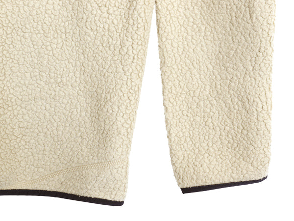 パタゴニア レトロ パイル フリース ジャケット メンズ XL / 古着 17年製 ハーフジップ プルオーバー ジャンパー 大きいサイズ ナチュラル