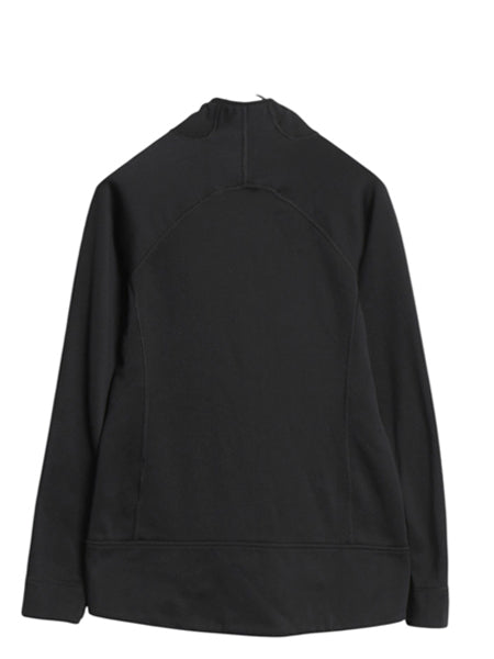 パタゴニア クロストレック ジャケット レディース XS / 19年製 フルジップ ストレッチ 裏 フリース ロンT ジャージ ハイネック ブラック
