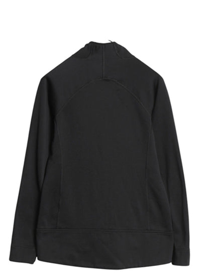 パタゴニア クロストレック ジャケット レディース XS / 19年製 フルジップ ストレッチ 裏 フリース ロンT ジャージ ハイネック ブラック
