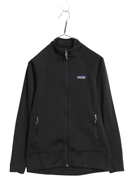 パタゴニア クロストレック ジャケット レディース XS / 19年製 フルジップ ストレッチ 裏 フリース ロンT ジャージ ハイネック ブラック