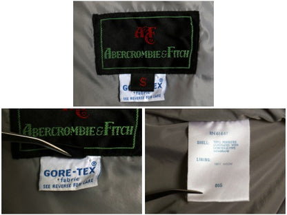 80s ★ Abercrombie&Fitch 別注 ノースフェイス ゴアテックス マウンテン パーカー メンズ S ヴィンテージ 茶タグ ナイロン ジャケット 黄