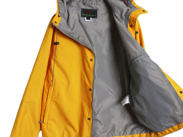 80s ★ Abercrombie&Fitch 別注 ノースフェイス ゴアテックス マウンテン パーカー メンズ S ヴィンテージ 茶タグ ナイロン ジャケット 黄