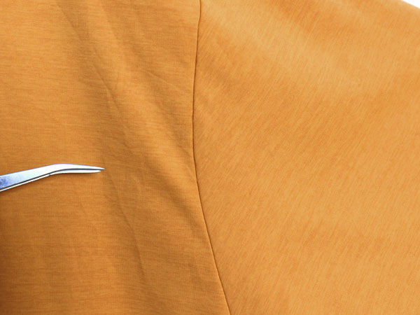 パタゴニア キャプリーン 半袖 Tシャツ メンズ L / アウトドア ストレッチ アンダーシャツ カットソー インナー スムース 素材 マスタード