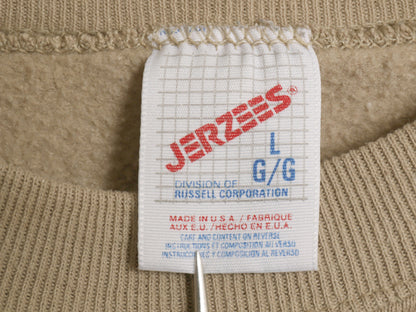 90s USA製 ジャージーズ 無地 スウェット メンズ レディース L / オールド 裏起毛 トレーナー ラッセル クルーネック ソリッド ブランク 