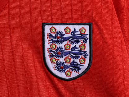 80s イギリス製 ☆ アンブロ イングランド 代表 サッカー ユニフォーム メンズ L / 古着 オールド 84 ~ 87 当時物 ナショナル アウェイ 赤