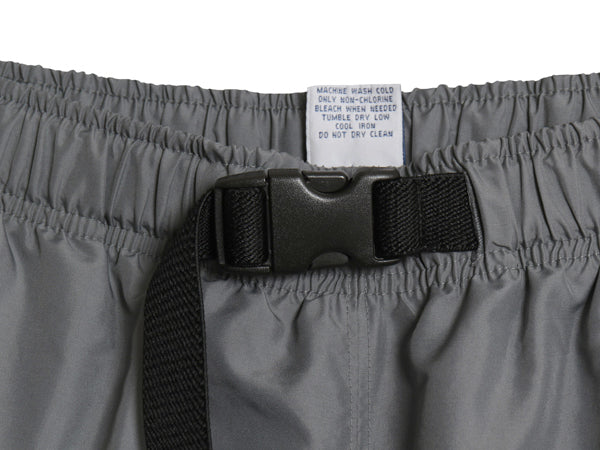 00s ☆ オールドネイビー リフレクター ナイロン ショート パンツ メンズ M / 古着 GAP Y2K テック ベルト付き ライン入り ギミック グレー