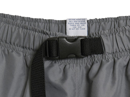 00s ☆ オールドネイビー リフレクター ナイロン ショート パンツ メンズ M / 古着 GAP Y2K テック ベルト付き ライン入り ギミック グレー