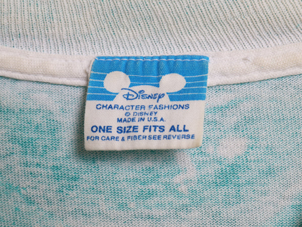 80s USA製 ミッキー オールオーバー プリント Tシャツ メンズ レディース XL 程 ヴィンテージ キャラクター ディズニー 総柄 大きいサイズ